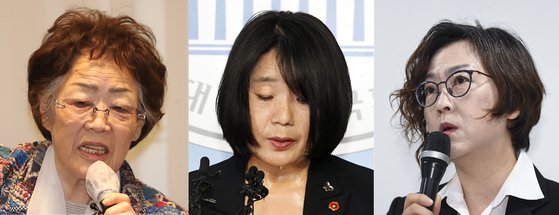 위안부 피해자인 이용수 할머니가 기자회견을 통해 정의연 부실 회계, 후원금 횡령 등 의혹을 제기했습니다. 정의연은 ’후원금을 전달하는 것만이 피해자 지원사업은 아니다“라고 해명했지만 이후에도 안성 쉼터 매입 과정과 후원금 개인 계좌 모금 등과 관련한 논란이 이어졌습니다. 윤미향 의원은 29일 국회에서 기자회견을 열었으나 여전히 의혹은 해소되지 않은 상태입니다. 연합뉴스ㆍ뉴스1