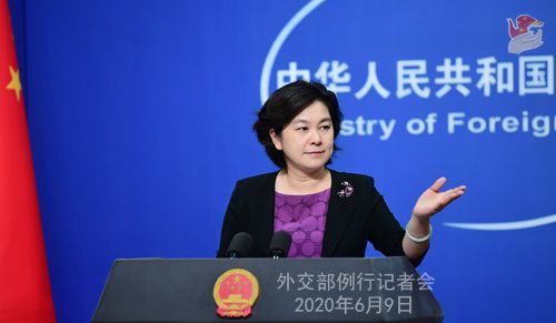 화춘잉 중국 외교부 대변인. [중국 외교부 공식사이트]