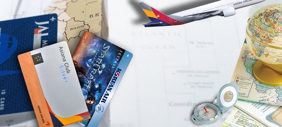 항공사 마일리지. 그래픽=이말따