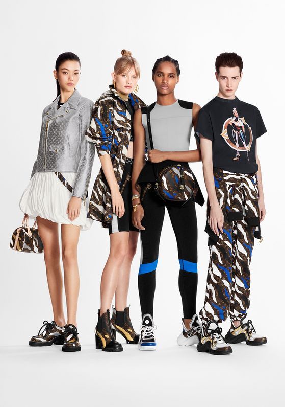 '루이 비통'이 선보인 게임 'LOL' 캡슐 컬렉션. 지난해말 출시한지 1시간 만에 품절됐다. 사진 루이 비통