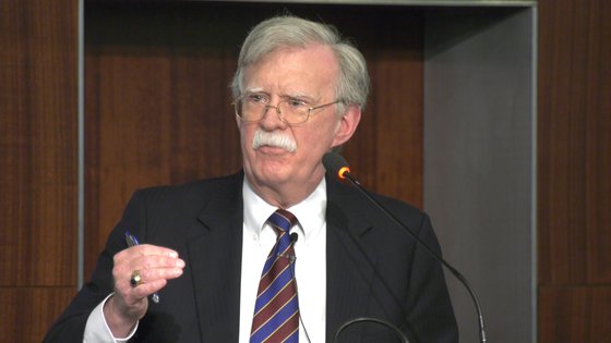 존 볼턴 전 미국 백악관 국가안보보좌관. 중앙포토