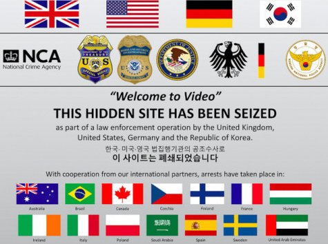 2019년 10월 미국 법무부가 다크웹 최대 아동·청소년 성착취 영상 사이트 ‘웰컴투비디오’ 수사 결과를 발표하면서 해당 사이트에 폐쇄 공지를 내걸었다. [사진 경찰청]