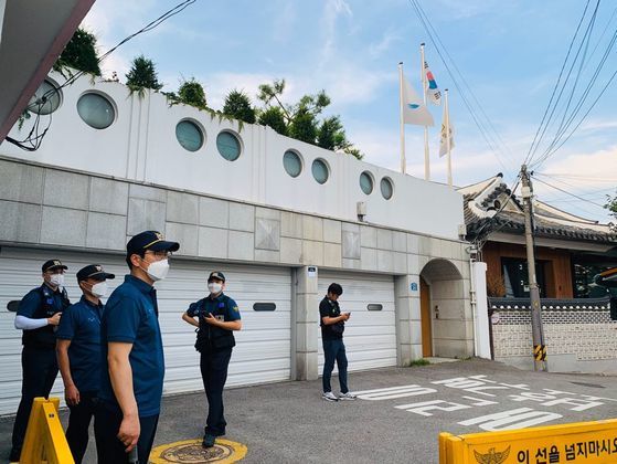 박원순 서울시장이 머물던 서울 종로구 공관. [중앙포토]