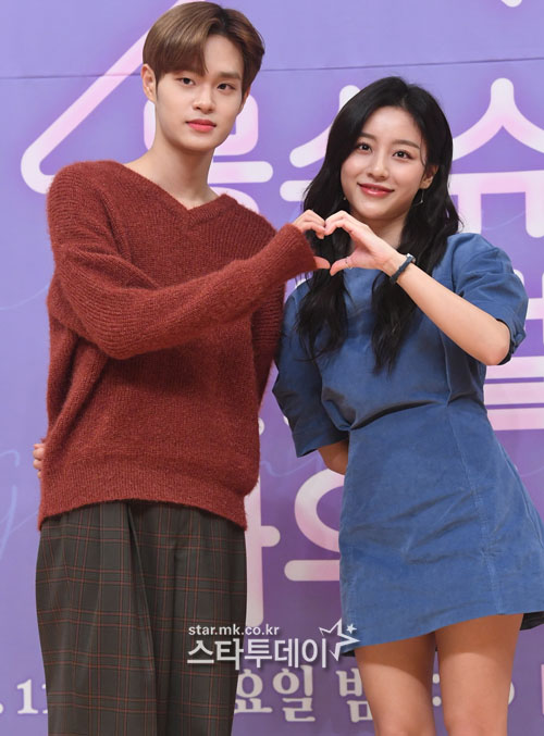 몽슈슈 글로벌 하우스' 제작발표회에 참석한 이대휘, 강민아. 사진| 유용석 기자