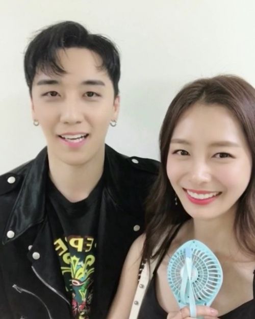 빅뱅 승리와 방송인 송다은 / 사진=송다은 인스타그램 캡처