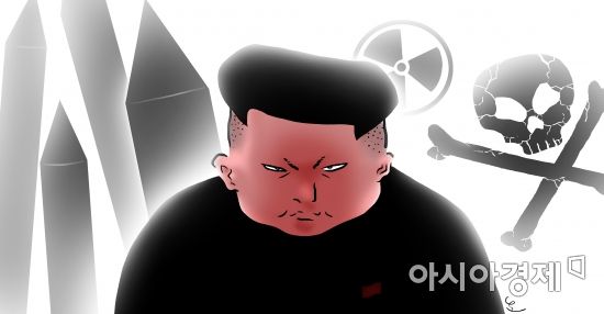 UN 안보리 산하 제재위반 조사 전문가 극비보고서를 통해 북한과 시리아간 화학무기 거래 정황이 포착됐다. 세계 최대 화학무기 보유국인 미국과 러시아가 대부분의 화학무기를 폐기함에 따라 북한이 명실상부 세계 1위의 화학무기 보유국이라는 해석도 나오고 있다. <일러스트=오성수 작가>