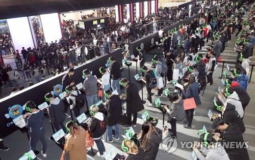 게임전시회. 사진은 기사 중 특정표현과 관계 없음. 사진=연합뉴스