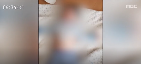 고유정의 의붓아들 A(5)군 사망 당시 사진.사진=MBC 뉴스데스크 캡처