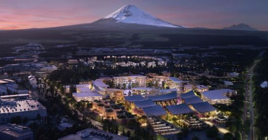 도요타의 미래차 실험도시 우븐 시티