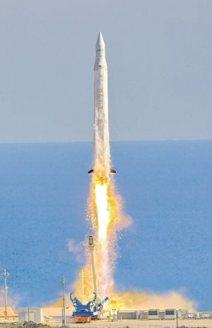 나로호 발사 장면. [사진=나로우주센터]