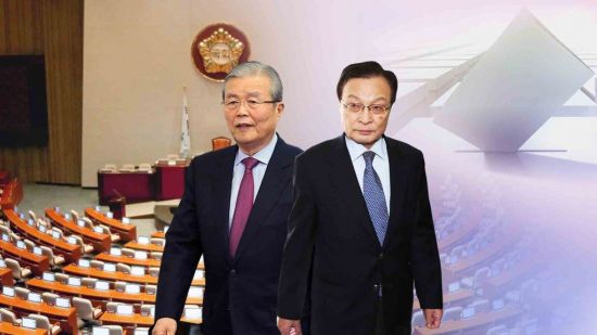 김종인 통합당 선대위원장(좌), 이해찬 민주당 대표(우) [이미지출처=연합뉴스]