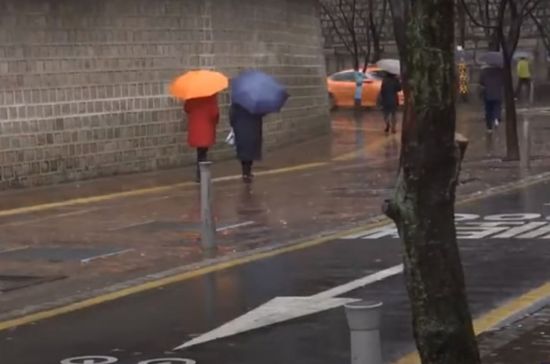 비오는 날은 어쩐지 더 번잡스럽고 시끄러운 느낌이 듭니다. 이 또한 소리의 성질 때문입니다. [사진=유튜브 화면캡처]