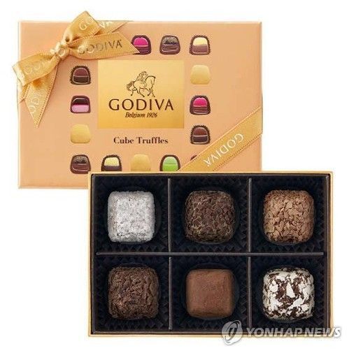 고디바 초콜릿.[이미지출처=연합뉴스]