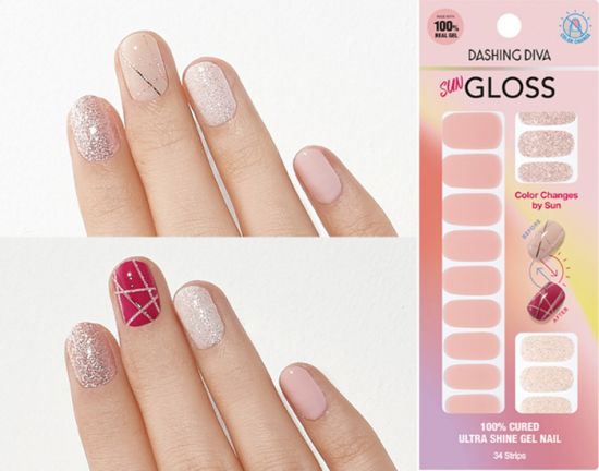 데싱디바 글로스 선글로스 시리즈 - 라즈베리크림 매니큐어