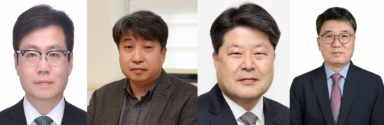 (왼쪽부터)여한구 신남방·신북방비서관, 도재형 고용노동비서관, 하동수 국토교통비서관, 류근혁 사회정책비서관 (사진=청와대)