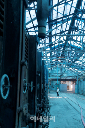 조선내화 목포공장의 내부 모습