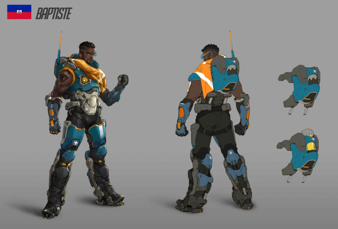 30번째 신규 영웅 바티스트 컨셉 아트. 블리자드 제공