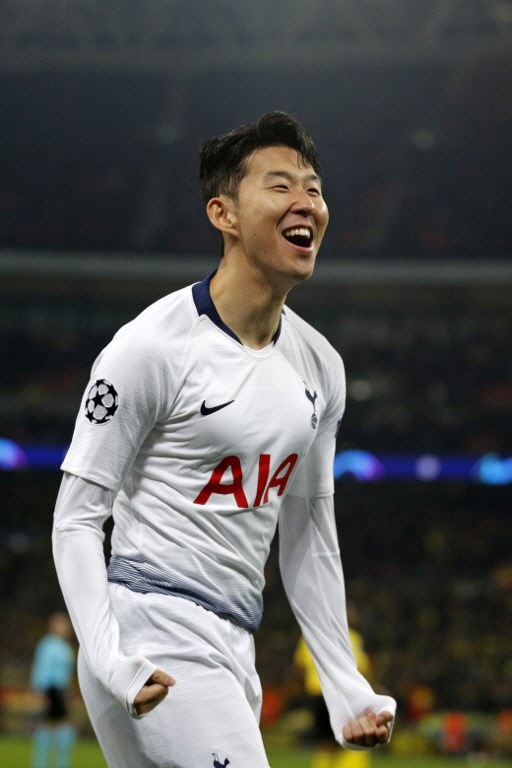 잉글랜드 프리미어리그 토트넘 소속 손흥민. 사진=AFPBBNews
