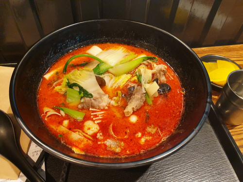 현대백화점 디큐브시티점 내 ‘왕푸징 마라탕’.(사진=이윤화 기자)