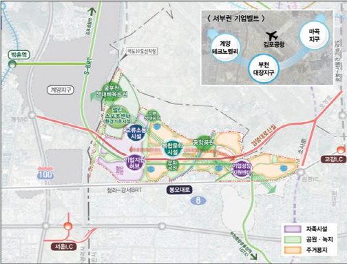 부천 대장지구 개발구상안.(자료 = 국토교통부 제공)