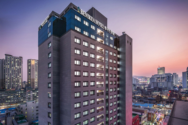 용도를 변경해 호텔에서 주거공간이 되는 서울 종로구 숭인동 ‘베니키아 호텔 동대문’ 전경.(사진=서울시 제공)