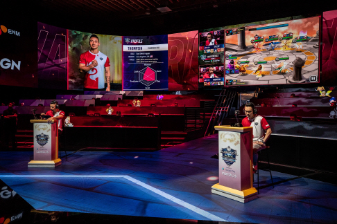 지난 8월31일(현지시각) 미국 로스앤젤레스(LA) OGN 슈퍼 아레나에서 개최된 ‘서머너즈 워 월드 아레나 챔피언십 2019(이하 SWC 2019)’ 아메리카컵 현장. 컴투스 제공