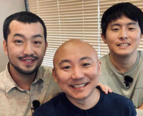 왼쪽부터 웹툰 작가 이말년, 주호민, 기안84 (사진=주호민 인스타그램)