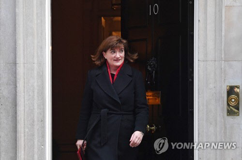 니키 모건 영국 디지털·문화·미디어·스포츠부 장관 [EPA=연합뉴스]