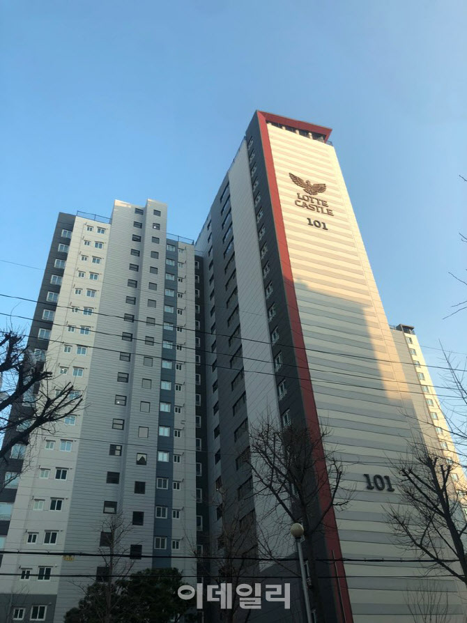 문래 롯데캐슬 전경. (사진=정두리 기자)