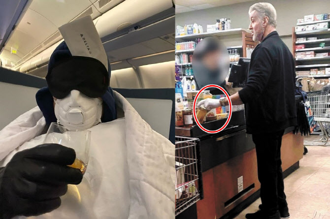 세바스찬 스탠(왼쪽), 실베스터 스탤론. 사진=트위터 캡쳐