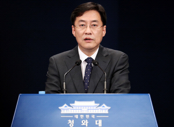 강민석 청와대 대변인(사진=뉴시스)