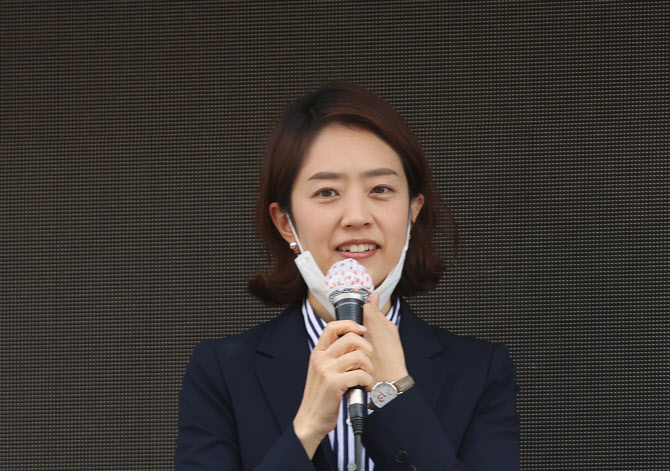 제21대 국회의원 서울 광진을에 당선된 고민정 당선인. (사진=연합뉴스)