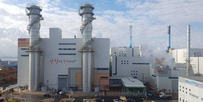 포스코건설 신평택 천연가스발전소 전경. 포스코건설 제공