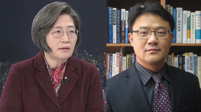 이수정 (왼쪽)경기대 범죄심리학과 교수와 공정식 경기대 범죄심리학과 교수. (사진=온라인 캡쳐)