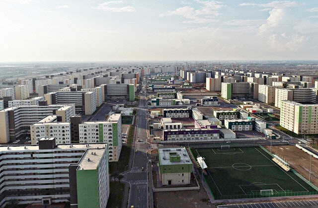 비스마야 신도시 모습(사진=한화건설 제공)