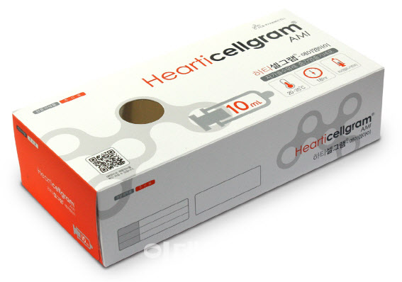 자가골수유래 중간엽 줄기세포치료제 ‘하티 셀그램-AMI’ 10㎖. (사진=파미셀)