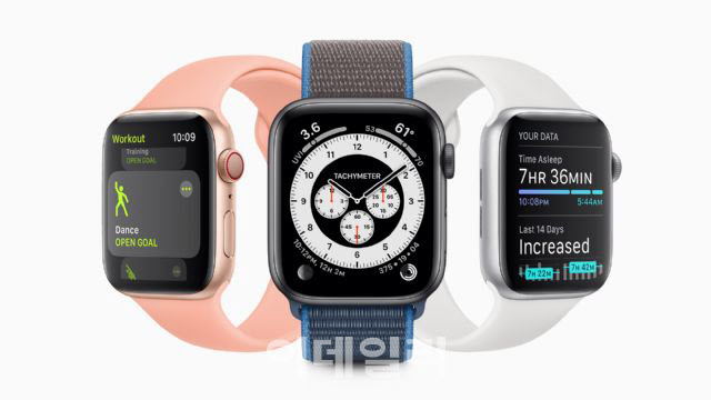 워치OS 7이 적용된 애플워치. (사진= 애플)