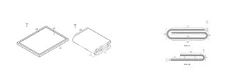 애플이 출원한 플렉서블 디스플레이 관련 특허. (사진= 미국특허청 홈페이지 캡처)