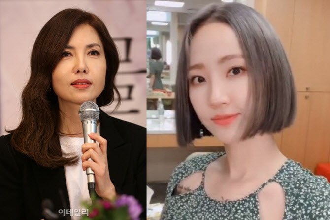 백지연, 핫펠트. 사진=이데일리DB, 핫펠트 SNS