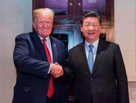 도널드 트럼프 미국 대통령(왼쪽)과 시진핑 중국 국가주석. /신화망