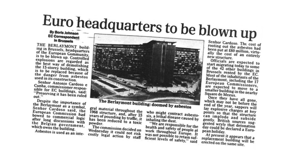 보리스 존슨 신임 영국 총리가 더타임스 재직 시절 작성한 기사./BBC