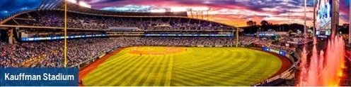 캔자스시티 로열스 홈 구장인 카우프만 스타디움. /캔자스시티 로열스 홈페이지