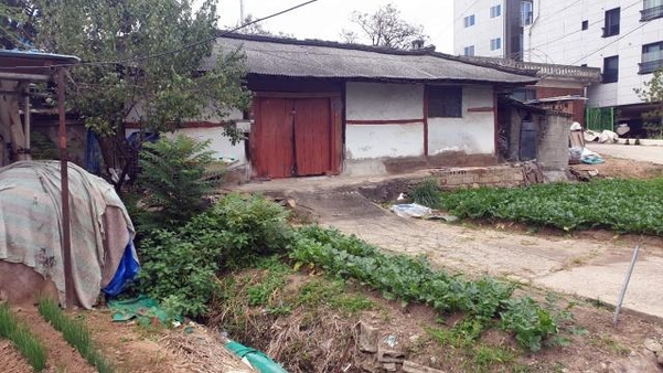 이춘재가 나고 자랐던 옛 경기도 화성군 태안읍 진안1리 일대에 있는 어느 폐가의 모습. 바로 옆으로 새로 지어진 빌라 건물이 보인다. /화성=박소정 기자