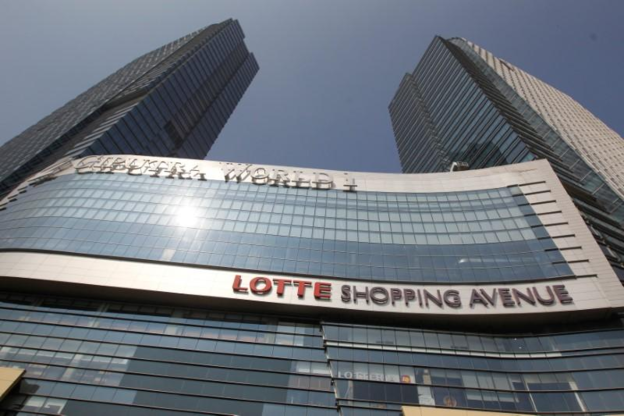 인도네시아 수도 자카르타에 있는 롯데쇼핑 에비뉴 건물. /트위터 캡처