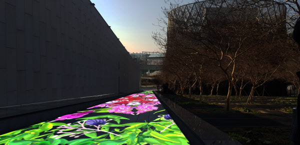 국립아시아문화전당이 야간에 전당 일원을 활성화하는 방안의 하나로 외벽영상 설치작업을 추진하고 있다. /국립아시아문화전당