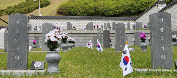 국립 5.18 민주묘지 행방불명자 묘역. /김영근 기자