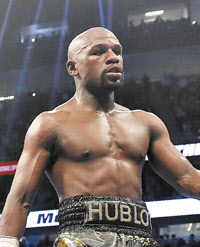 '무패복서' 플로이드 메이웨더 주니어 /AP 연합뉴스