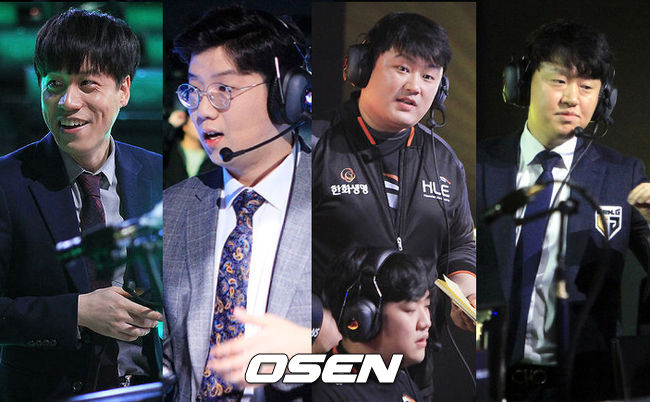 왼쪽부터 정노철 아프리카 감독 대행, 오창종 KT 감독, 한상용 진에어 감독.