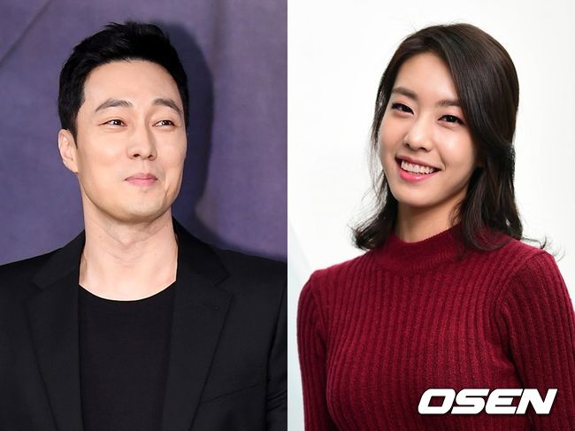 소지섭(왼쪽)과 조은정 전 아나운서가 열애 중이다. OSEN DB