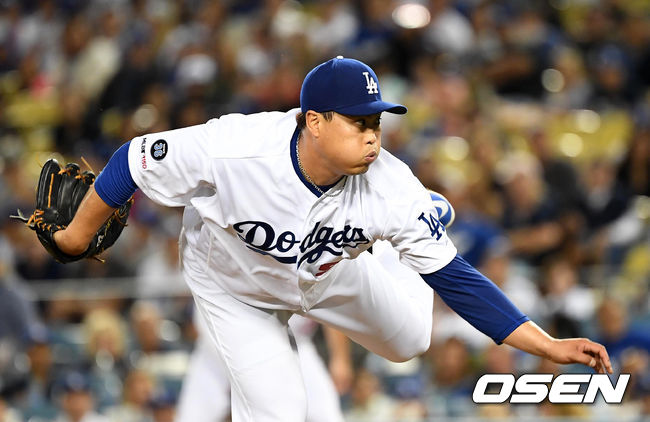[OSEN=로스앤젤레스(미 캘리포니아주), 지형준 기자] 류현진. /jpnews@osen.co.kr